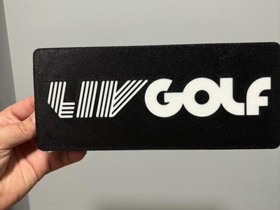 Liv Golf Logo Light Box