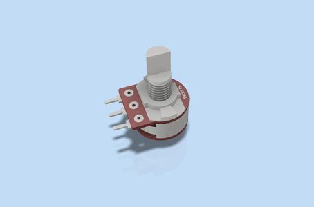 Model - Variable resistor S16KN1 with switch