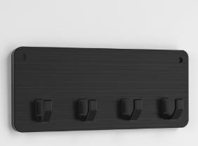 Minimalist Wall Key Holder – 4 Hooks