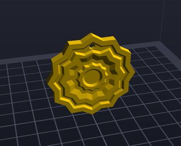 Sun Keychain – Stylish and Functional 3D Printed Accessory