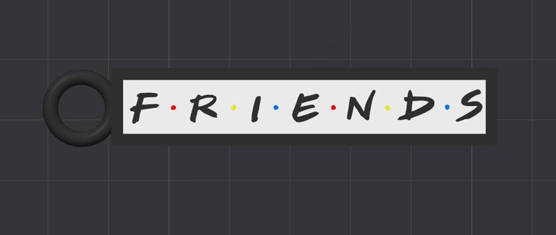Friends Keychain