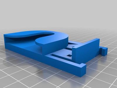 PS3 Eye Camera Mount Creality Ender 3 (for X axis QR code box)