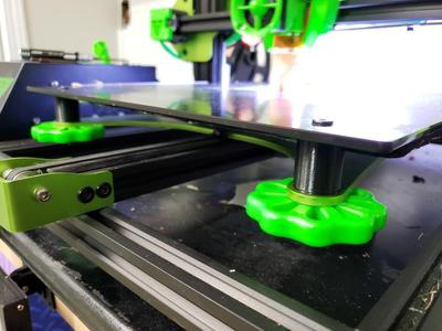 Tevo Tornado solid bed supports