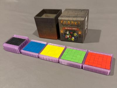 Clank! Nesting Inserts for Metallic Cubes Upgrade
