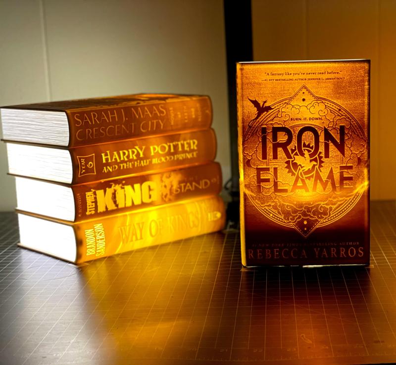 Lithophane Books (Iron Flame)