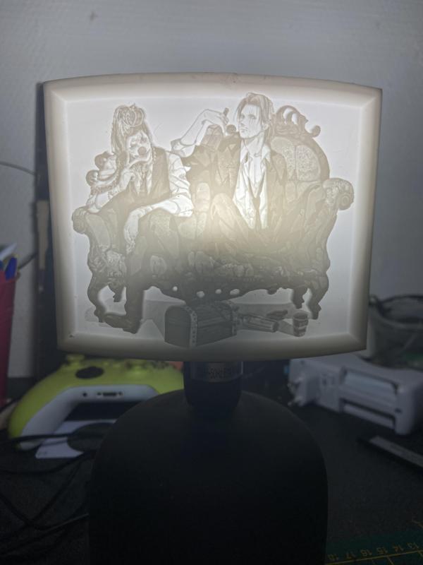Lithophane one piece