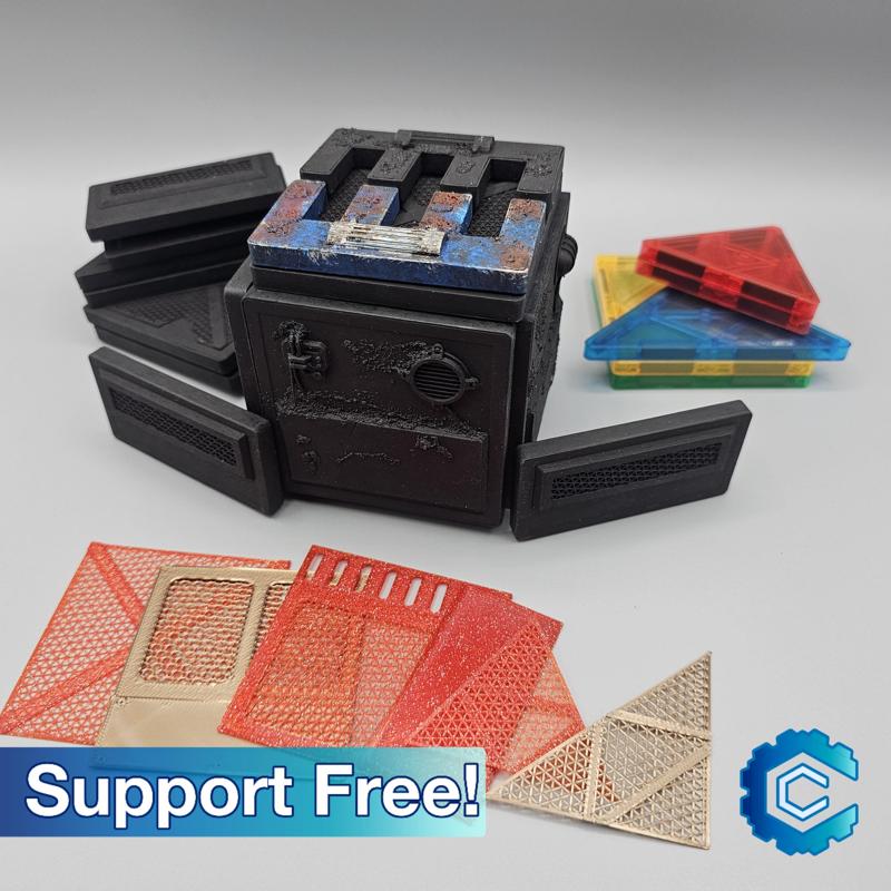 Turning Magna Tiles into Tabletop Terrain