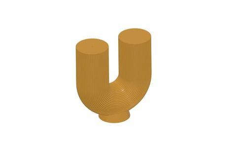 U-shaped dummy candle