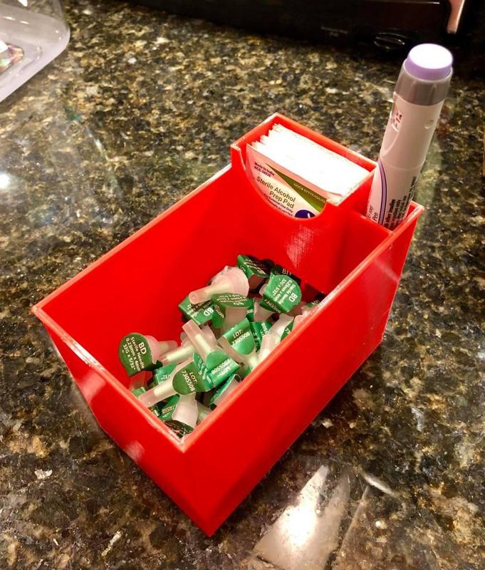 Insulin Pen Supply Storage Container