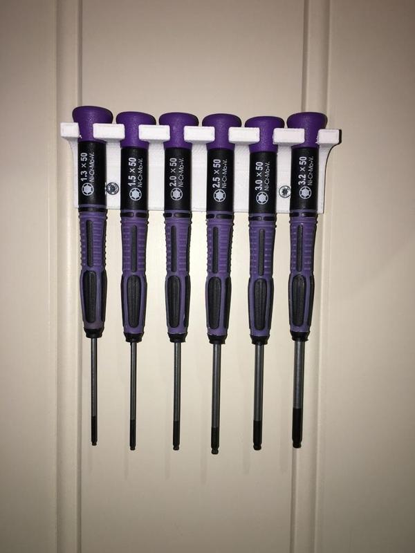 Wall holder for Biltema screwdriver