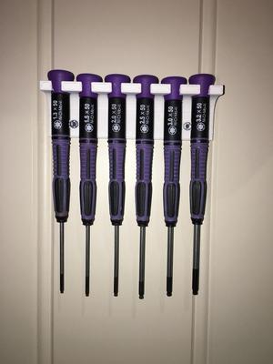 Wall holder for Biltema screwdriver