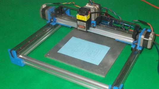 025-Homemade Laser Robotic Drawing Plotter Draw Mill 3D Printer Arduino DIY X Y Axis Slide Linear Frame 