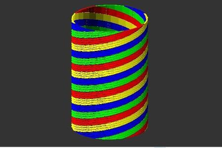 customizable multi color vase