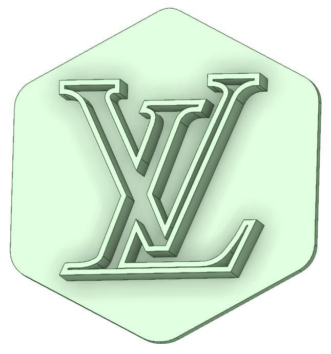 LV 51mm stamp