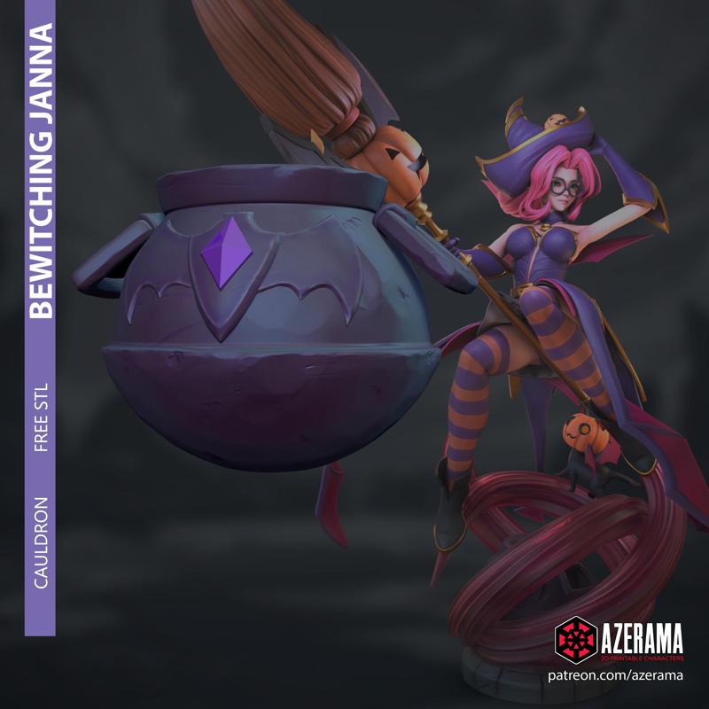 Free STL Janna's Cauldron