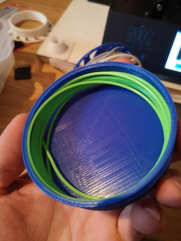 Simpel zylindrical mini Spool for samples stackable modular
