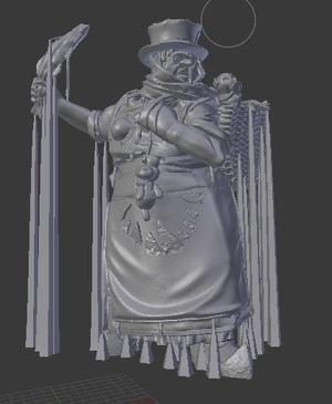mad ogress - steampunk fish monger