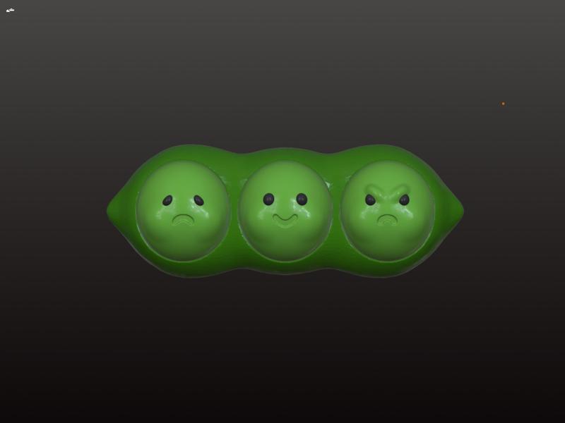 Peas in a Pod Key Cap Fidget Clicker Toy
