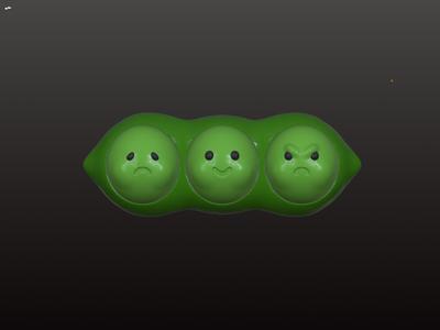 Peas in a Pod Key Cap Fidget Clicker Toy