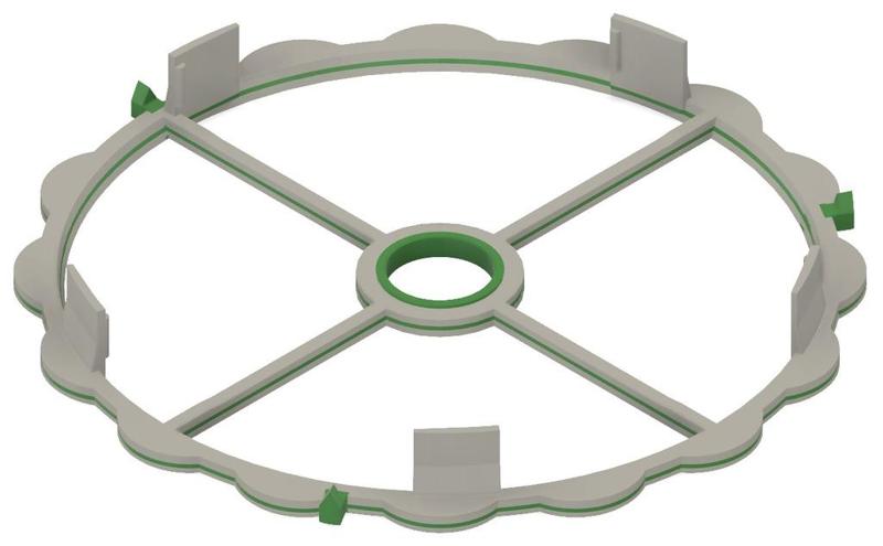 Auto-Rewind Spool Holder - Plain Dial