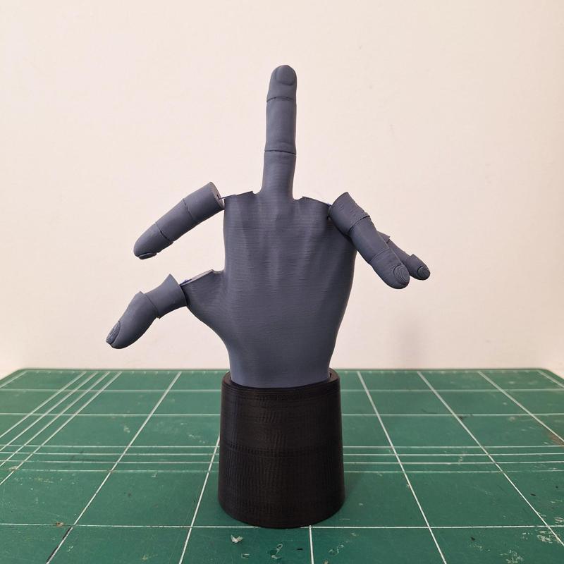 Middle finger fidget toy