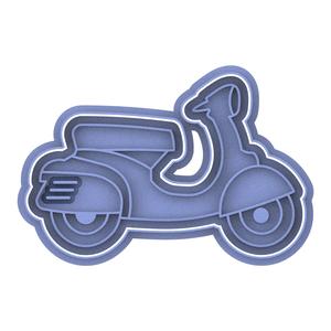 vintage scooter cookie cutter 9cm