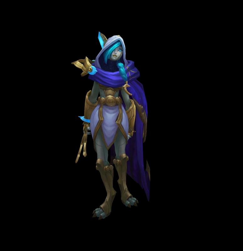 Cosmic Dusk Xayah League of Legends 3D print model