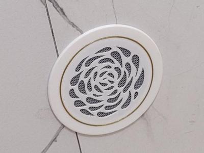 Round ventilation grille