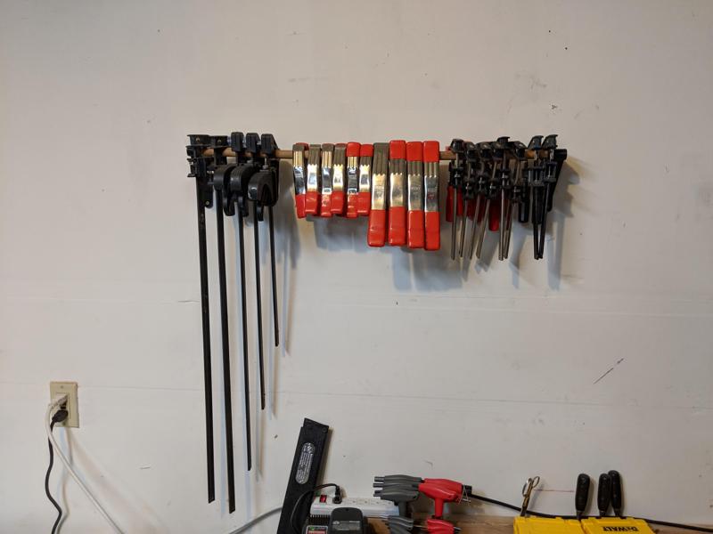 Woodworking Clamp Rack Bracket