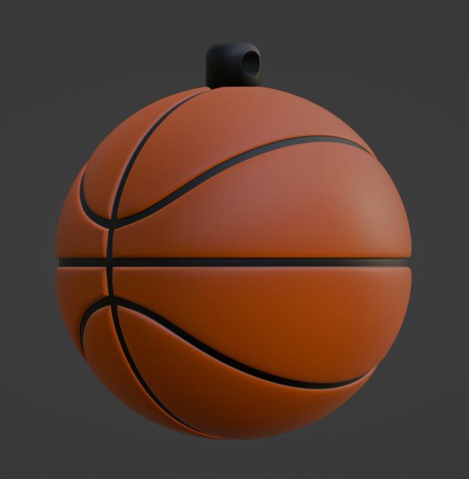 Basketball key chain