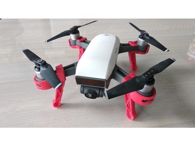 DJI Spark Snap fit extended leg