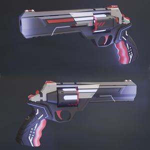 valorant Iso sheriff Mythmaker Sheriff cosplay revolver