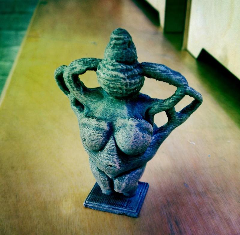 Venus of Willendorf- Bakutis Style