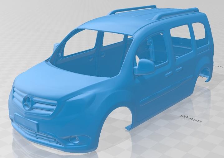 Mercedes Citan Body Printable Van