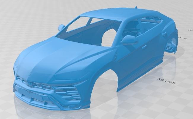 Lamborghini Urus 2019 Printable Body Car