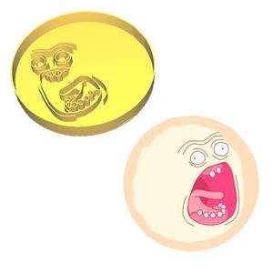 Screaming Sun Cookie Cutter (Rick and Morty)