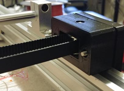 Horizontal 2020 idler 9mm belt pulley with tensioner