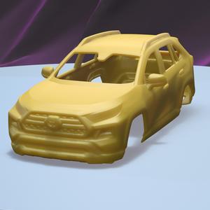 TOYOTA RAV4 TRD 2020 (1/24) printable car body