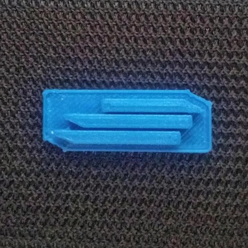 SKRILLEX Pendant / Keychain Without Ring/ Remix of object/3d-print-skrillex-pendant-keychain-14907