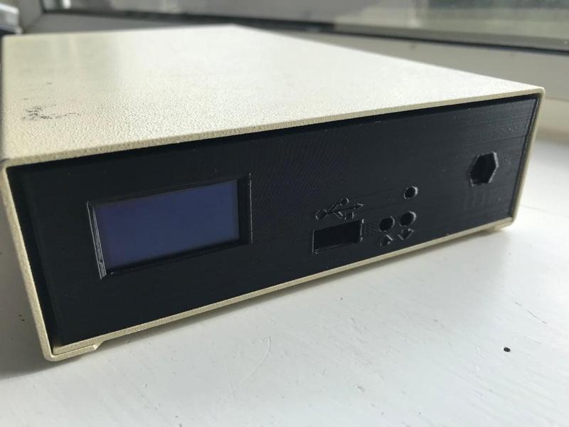 5.25" Half Height Bay Gotek Floppy Emulator Bracket 1.3" OLED