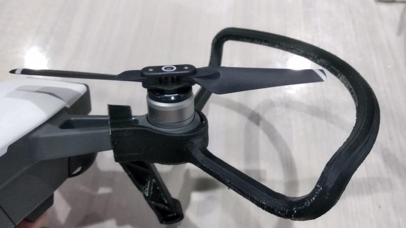 DJI Spark Snap fit leg with Prop guard rev2