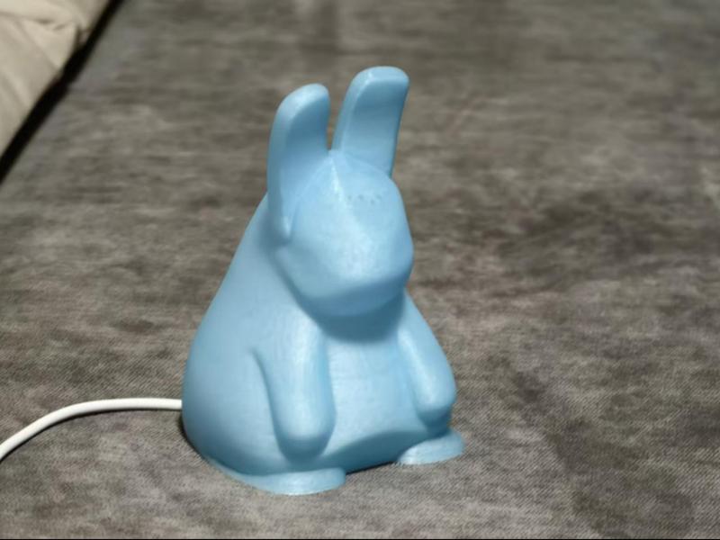 Adorable Bunny Night Light, only 26 grams, 1-hour print