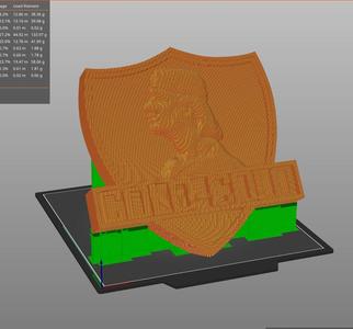 Colo Colo 3d shield plate