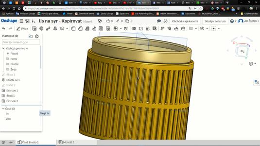 Simple cheese press - Load 5l bottle