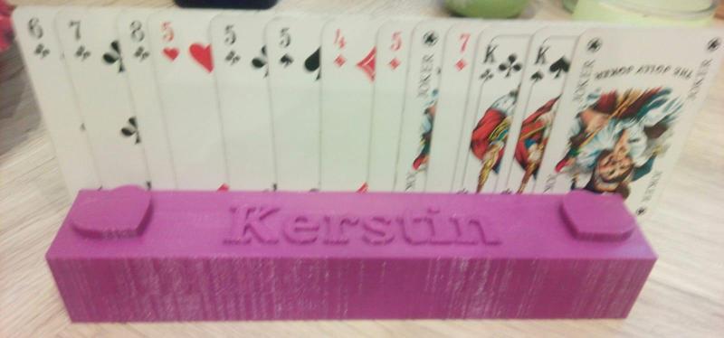 A Simple Playing Cards Holder