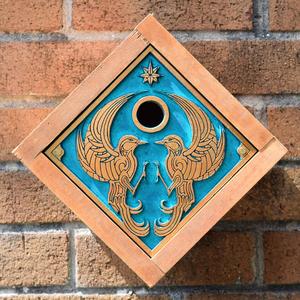 Ornate Bird Box Front