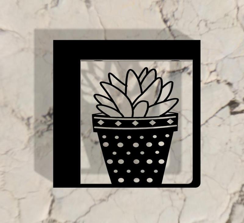 BRACKET AND WALL SHELF GREEN PLANT