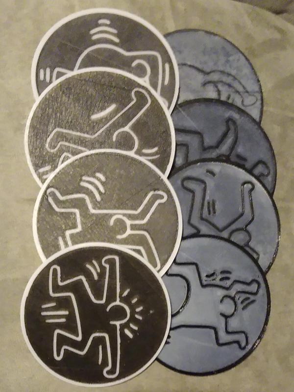 8 Keith Haring coaster