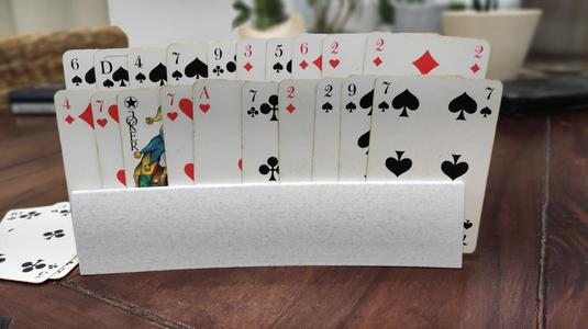 Spielkartenhalter / playing card holder