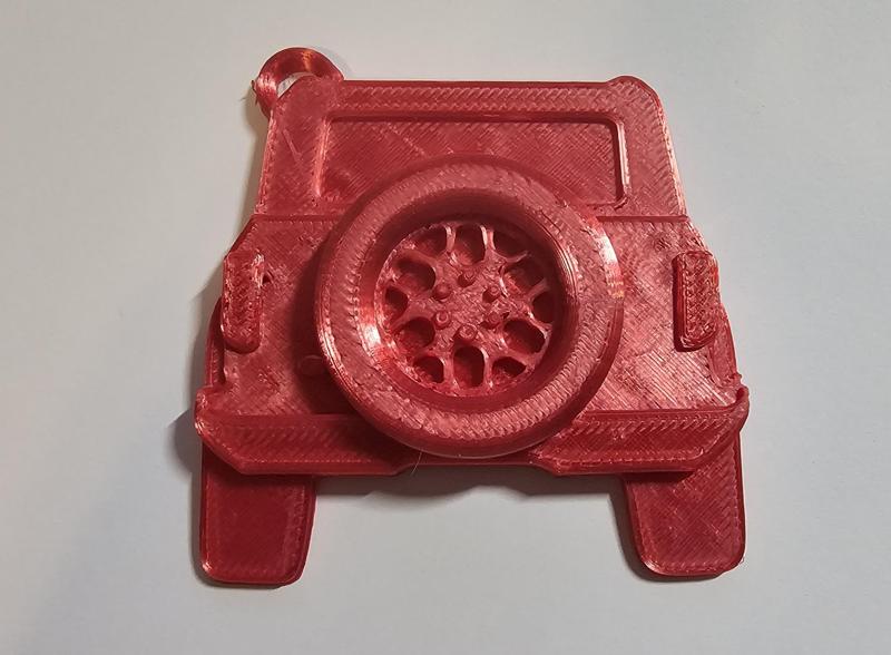 Bronco Butt Key Chain